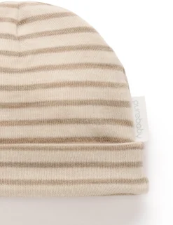 Striped Merino Beanie