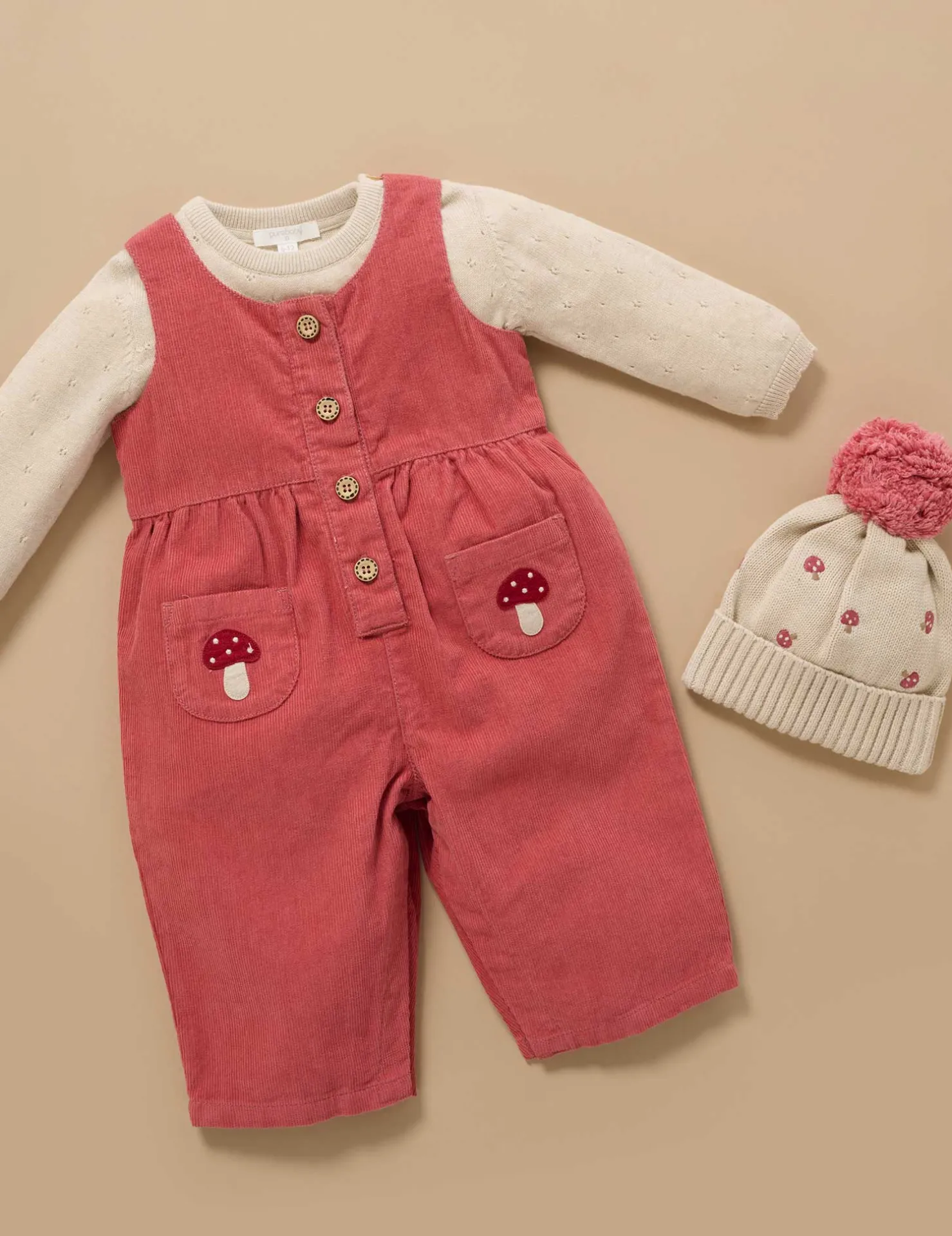 Toadstool Corduroy Overalls