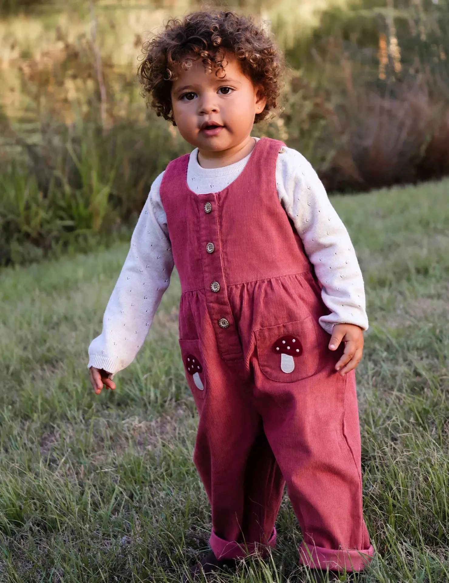 Toadstool Corduroy Overalls