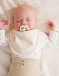 Vanilla Bear 2 Pack Dribble Bib