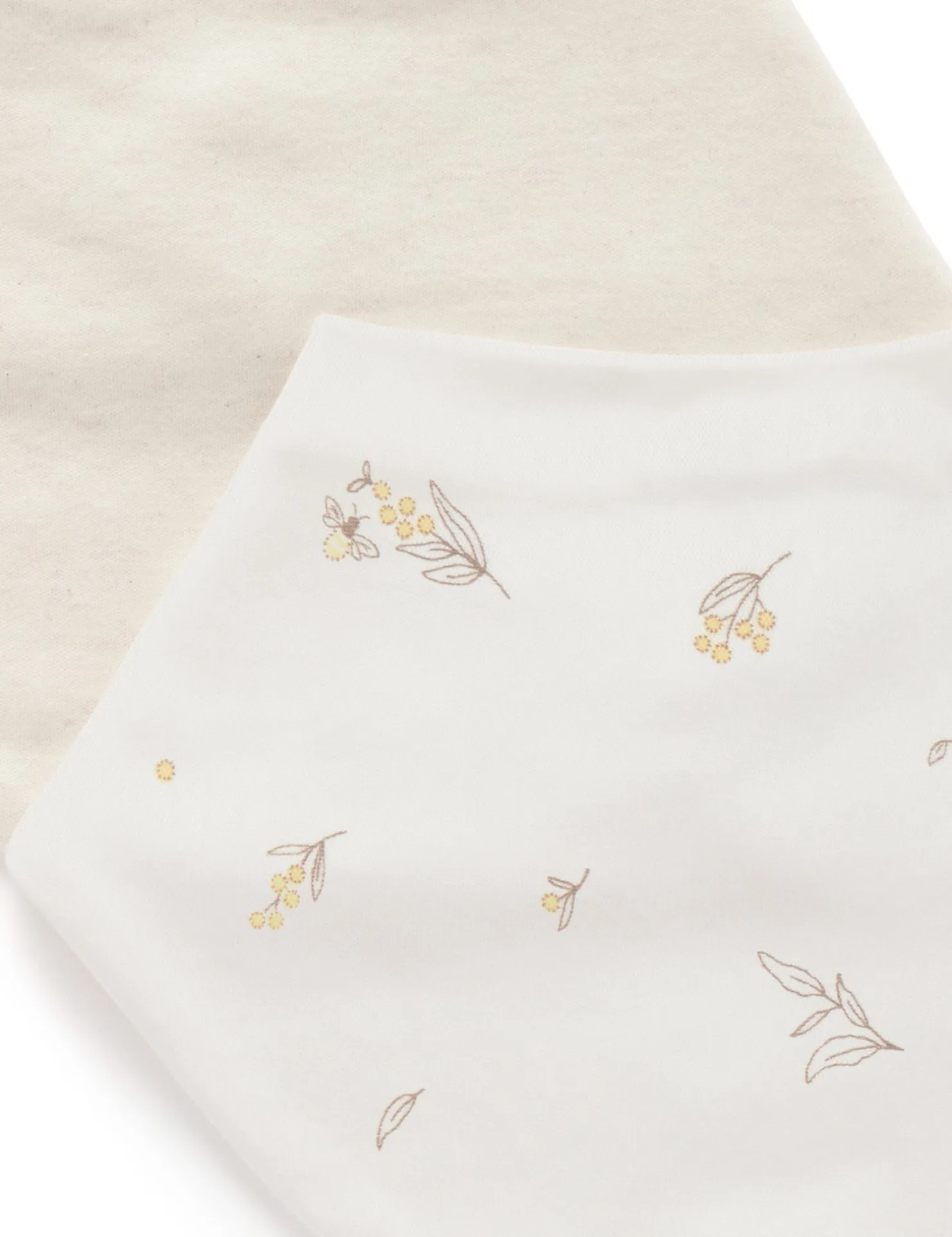Wattle Bee 2 Pack Dribble Bib