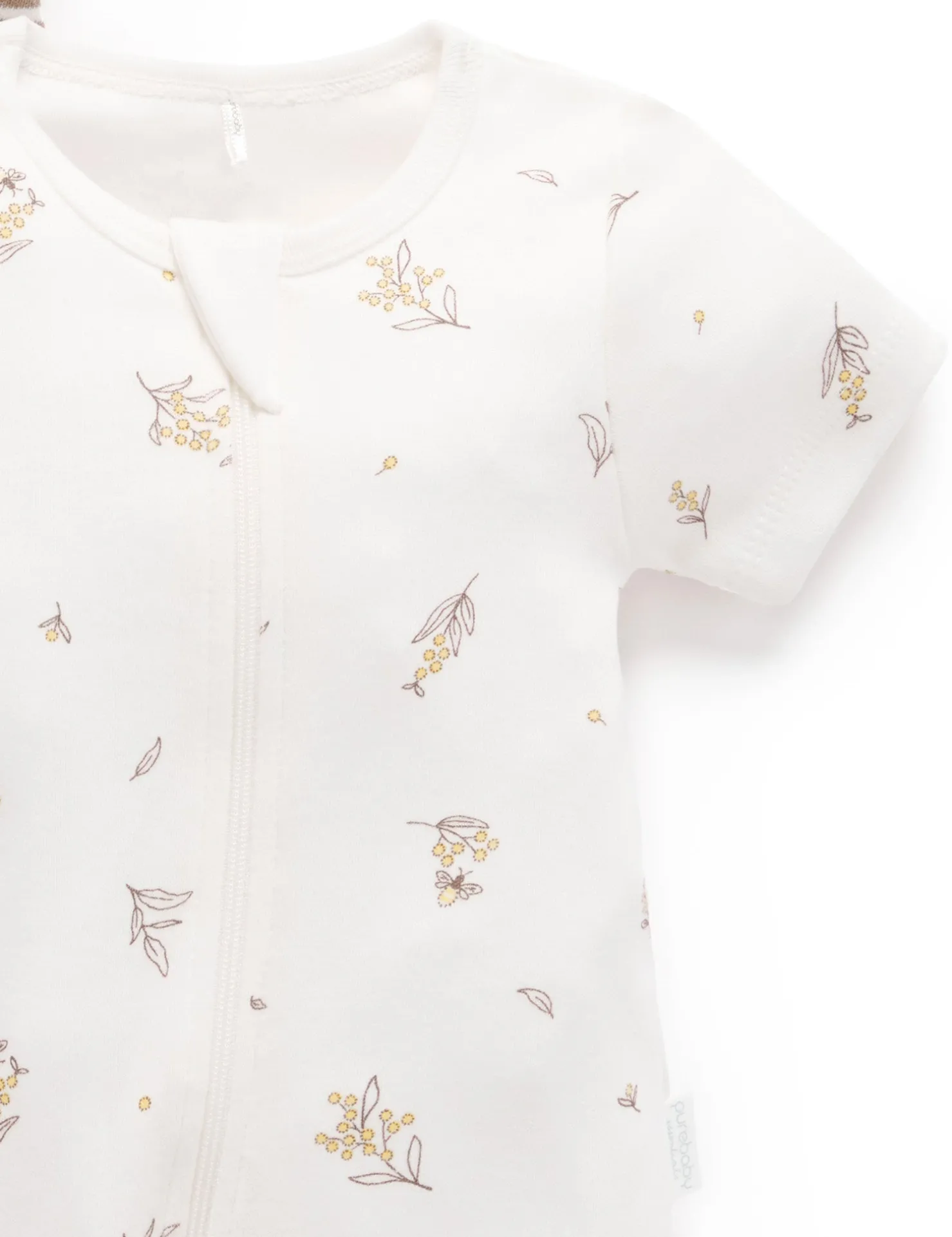 Wattle Bee 2 Pack Short Zip Growsuit