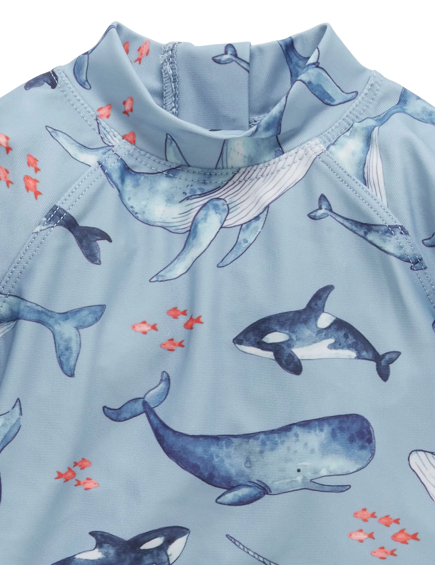 Whale Pod Long Sleeve Rashie Set
