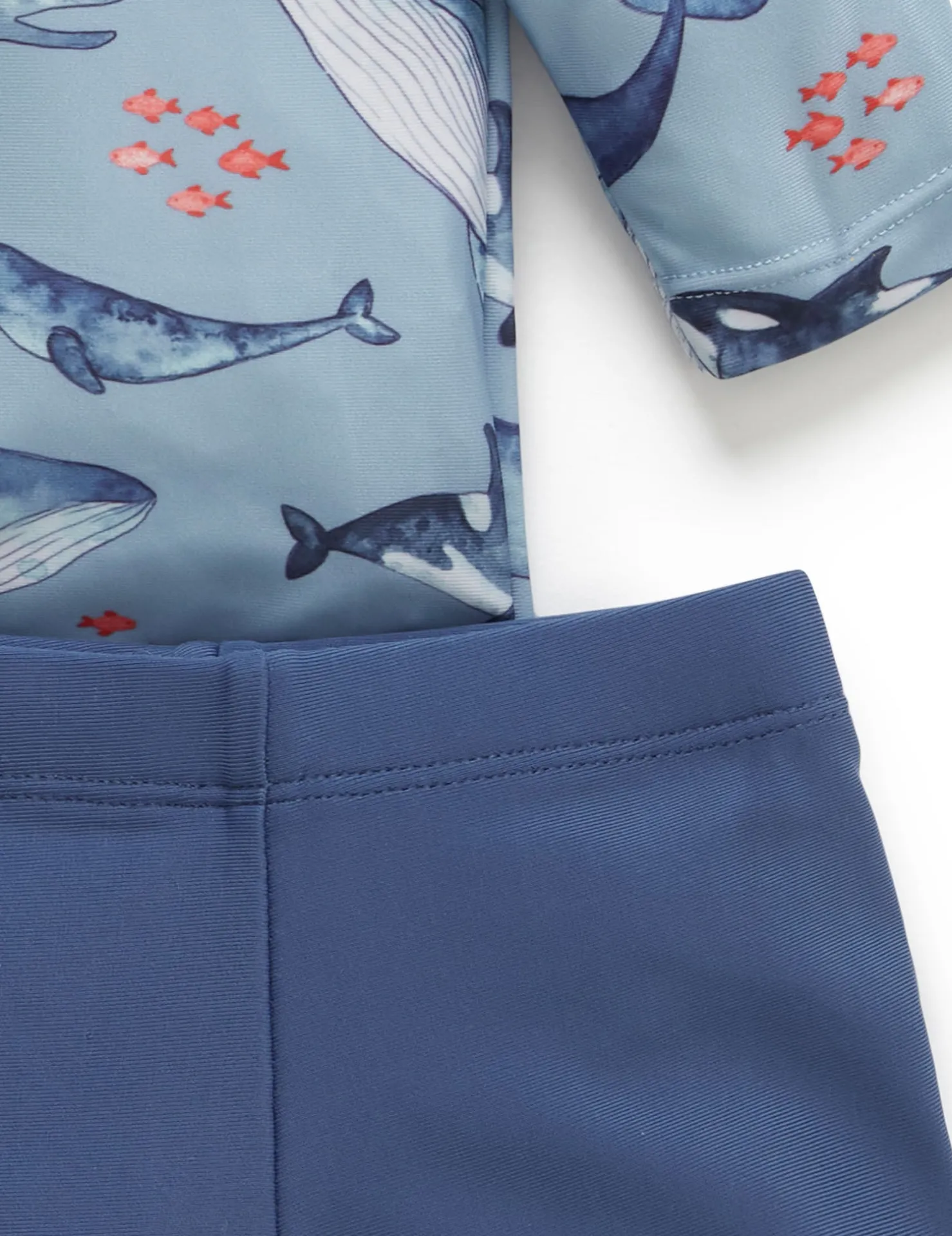 Whale Pod Long Sleeve Rashie Set