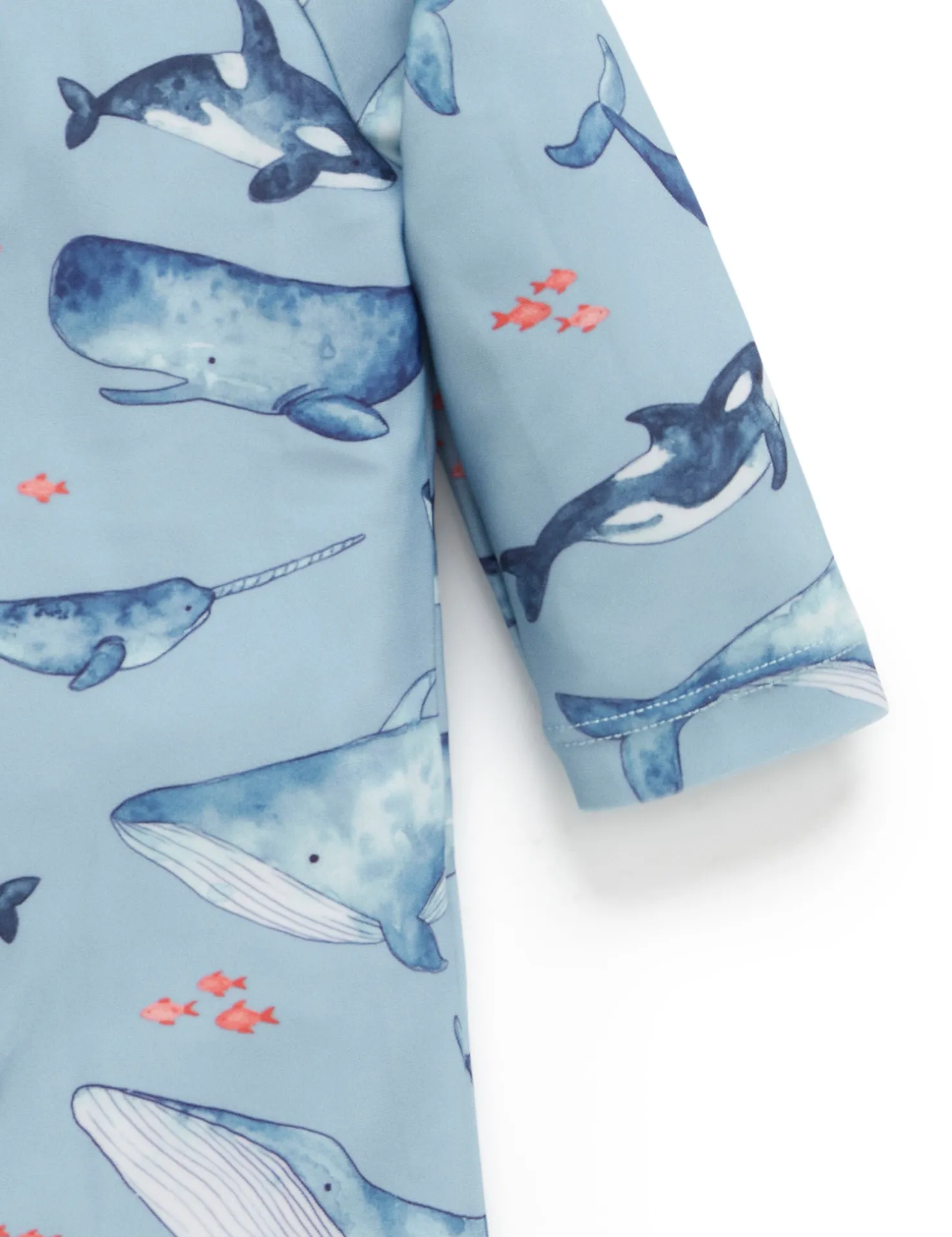 Whale Pod Long Sleeve Rashie Sunsuit