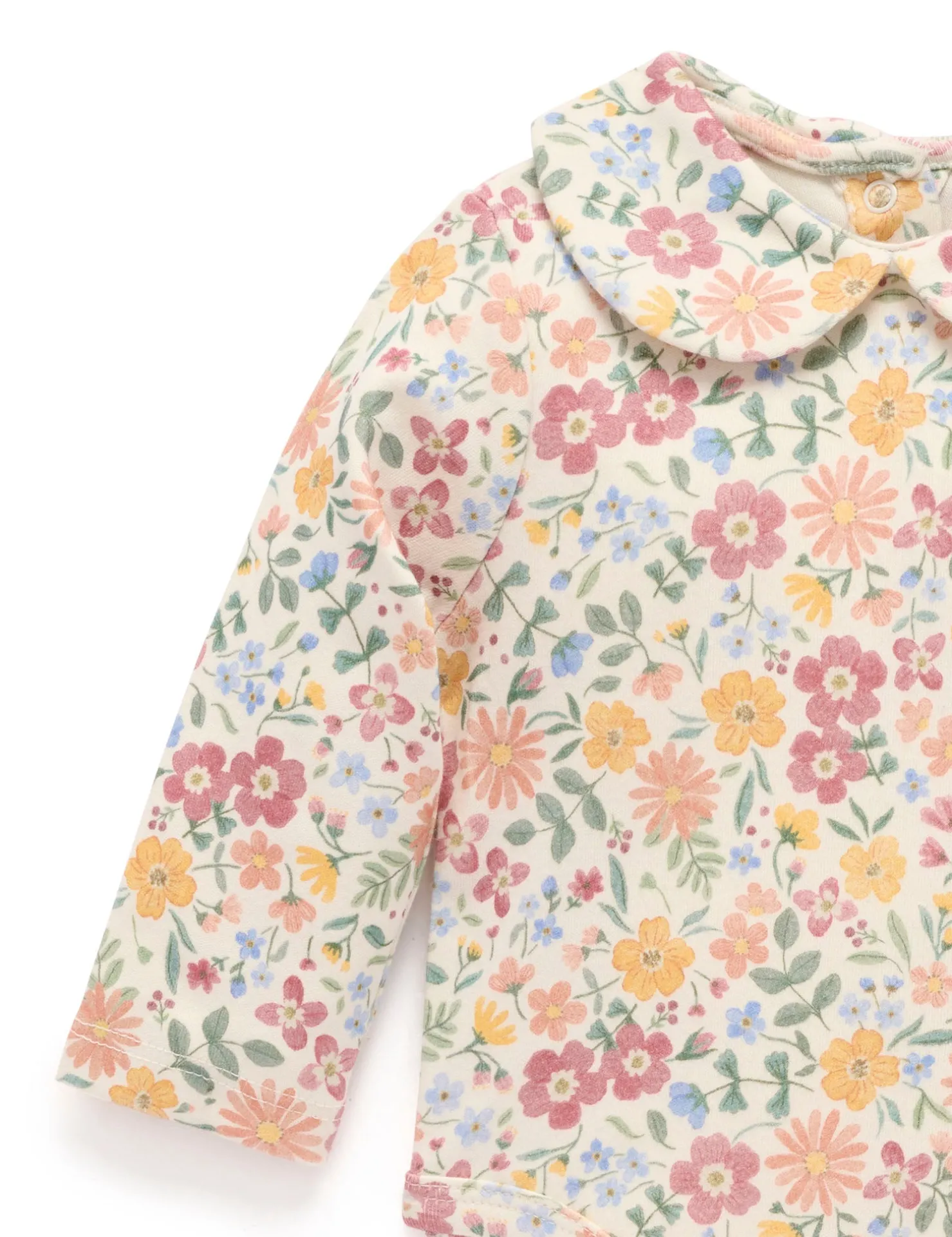 Wild Flower Collar Bodysuit