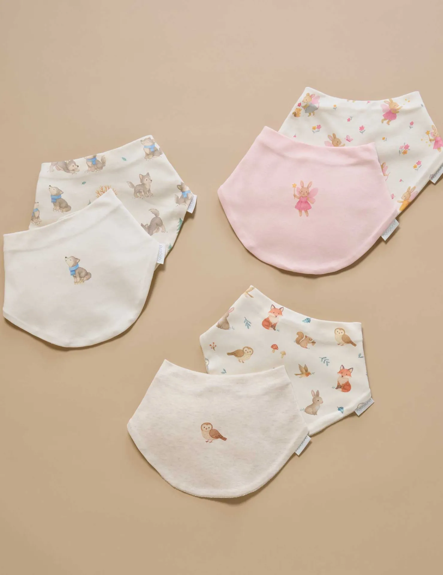 Woodland 2 Pack Dribble Bib