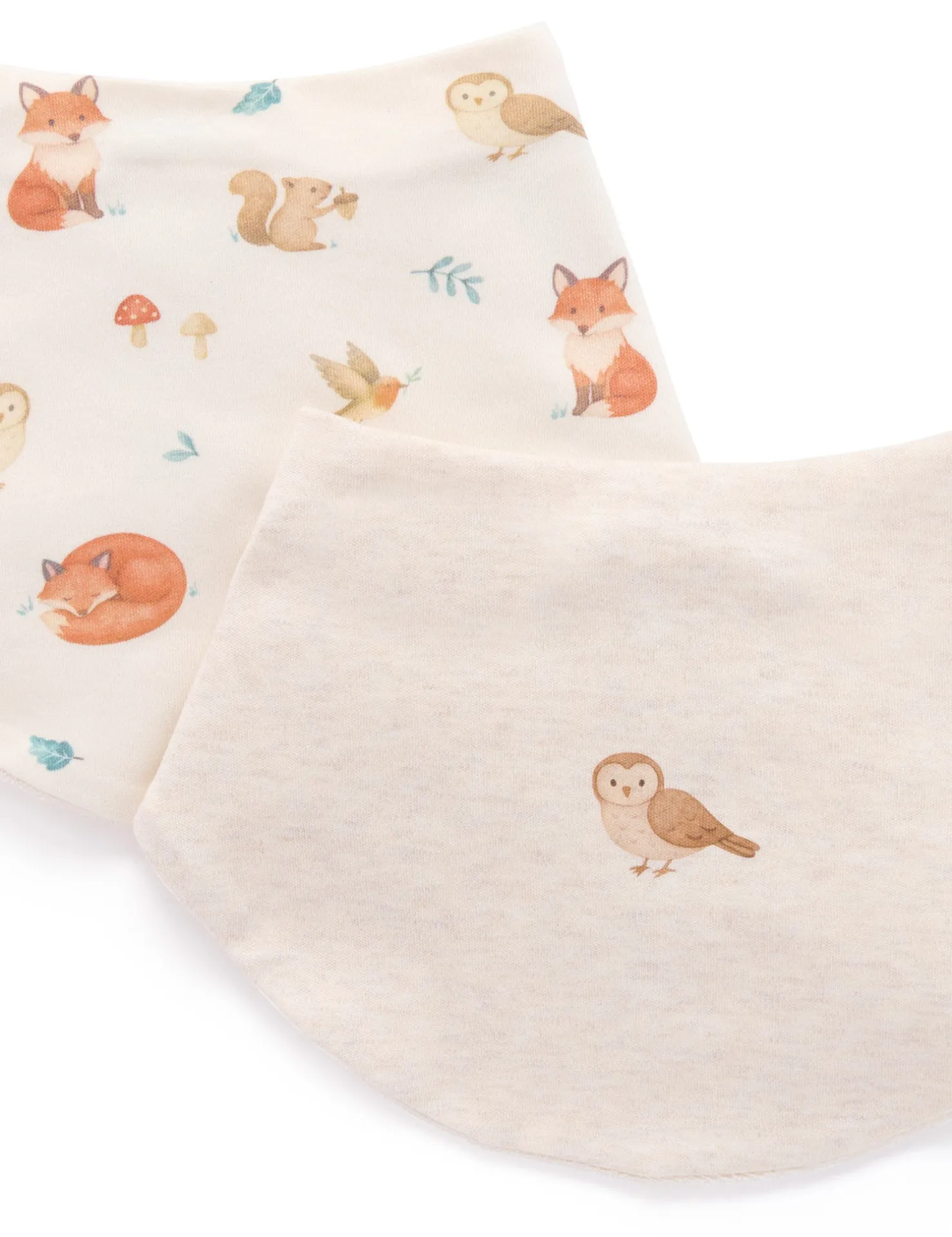 Woodland 2 Pack Dribble Bib